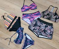 ♡ Set 4x Bikini Mädchen Schwimm Shorts 146 152 Top Gröpelingen - Oslebshausen Vorschau