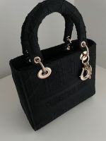 Lady Dior Tasche Leinen Stoff schwarz Hessen - Eltville Vorschau