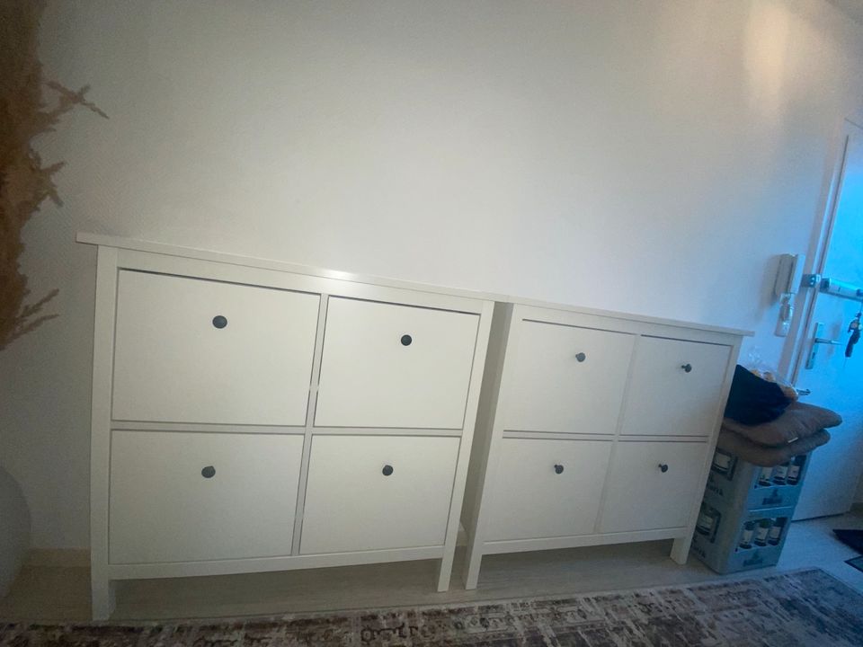 Hemnes Schuhschrank 2x weiß in Hamburg