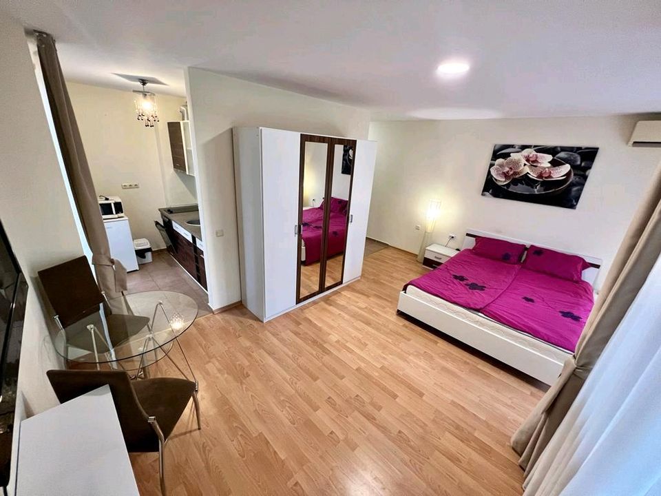 HOLIDAY FORT NOKS PRIVATEM GARTEN 1️⃣ Zimmer ☀️ Wohnung Sonnenstrand Bulgarien Immobilien in Tarp