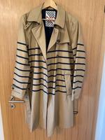 Khujo Mantel /Trenchcoat, beige mit blauen Streifen, Gr. XL Bayern - Zolling Vorschau