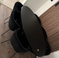 6 schwarze esstısch Stühle zu verkaufen Nordrhein-Westfalen - Meerbusch Vorschau