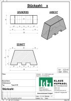 NEU *** 5 STÜCK *** BETONSCHUTZWAND weiß/rot *** TRAPEZ-K *** Bayern - Allershausen Vorschau