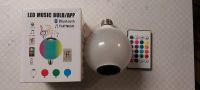 E27 LED - Farbwechsel Lampe mit Bluetooth Lautsprecher Sachsen-Anhalt - Zeitz Vorschau