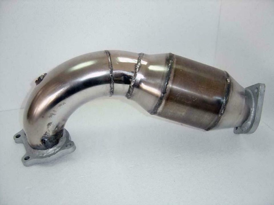 Fiat 500-Punto 07- Alfa Romeo 07- Auspuff Downpipe mit HJS 200kat in Löcknitz