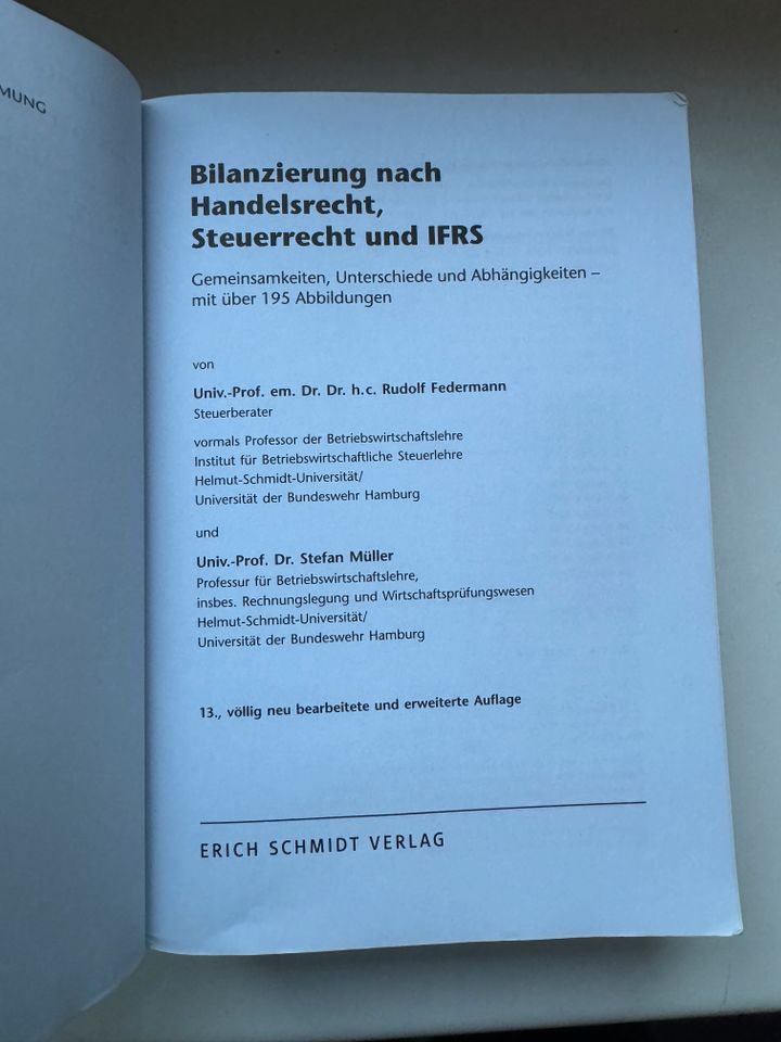 Federmann Müller Bilanzierung nach Handelsrecht, StR und IFRS in Oberhausen