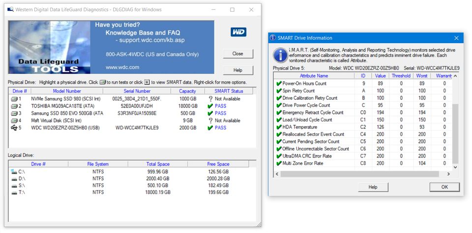 WD Blue 2TB SATA Festplatte 3,5" 2000GB Western Digital WD20EZRZ in Rheinstetten