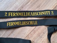 2x Mützenbänder Marine Fernmeldeschule, Fernmeldeabschnitt 2 Niedersachsen - Bramsche Vorschau