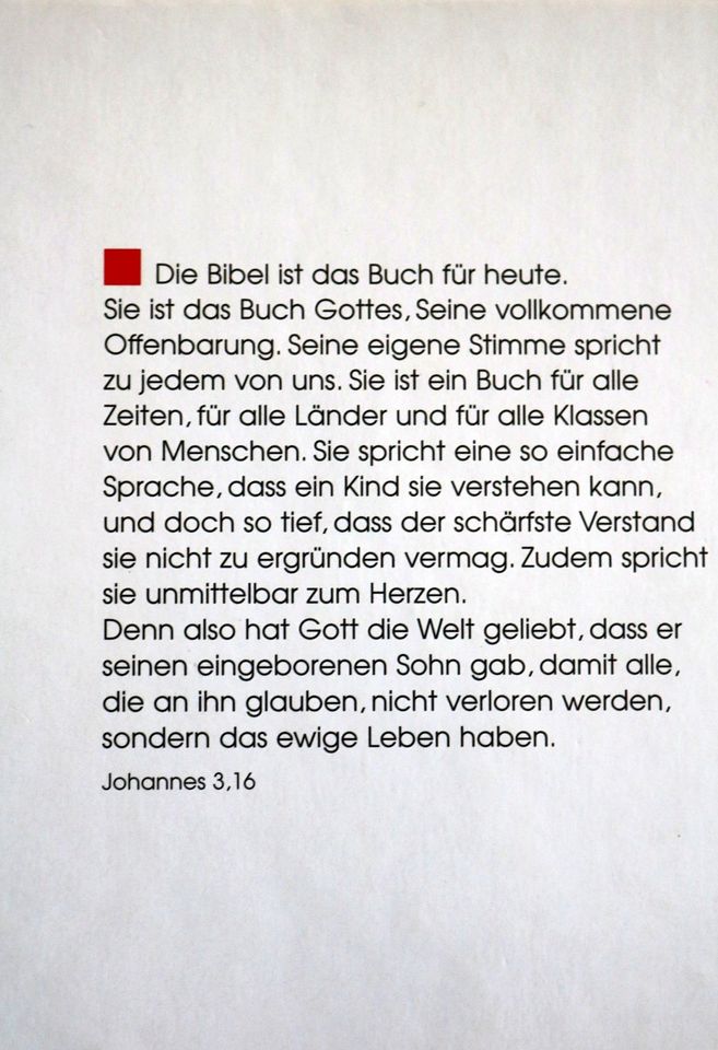 Die Bibel Luthertext in Eisenberg 