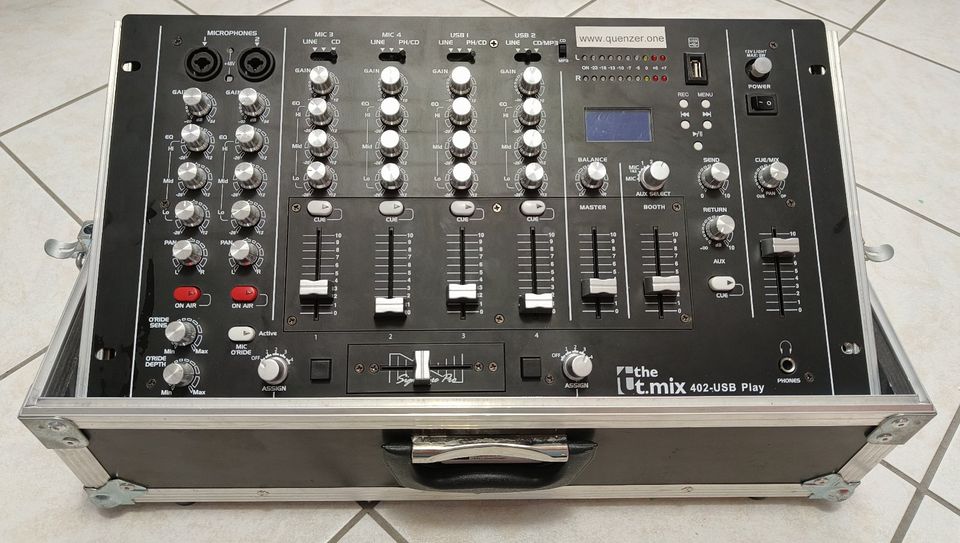 the t.mix 402 USB Play - 4 Kanal DJ Mixer, 4x Mic In, 2x USB In in Hilzingen