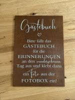 Gästebuchschild Hochzeit 40x60cm Niedersachsen - Verden Vorschau