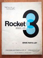 orig. BSA Rocket 3 Mod. A75 Spare Parts List 1969 - SELTEN, GUT Nordrhein-Westfalen - Simmerath Vorschau