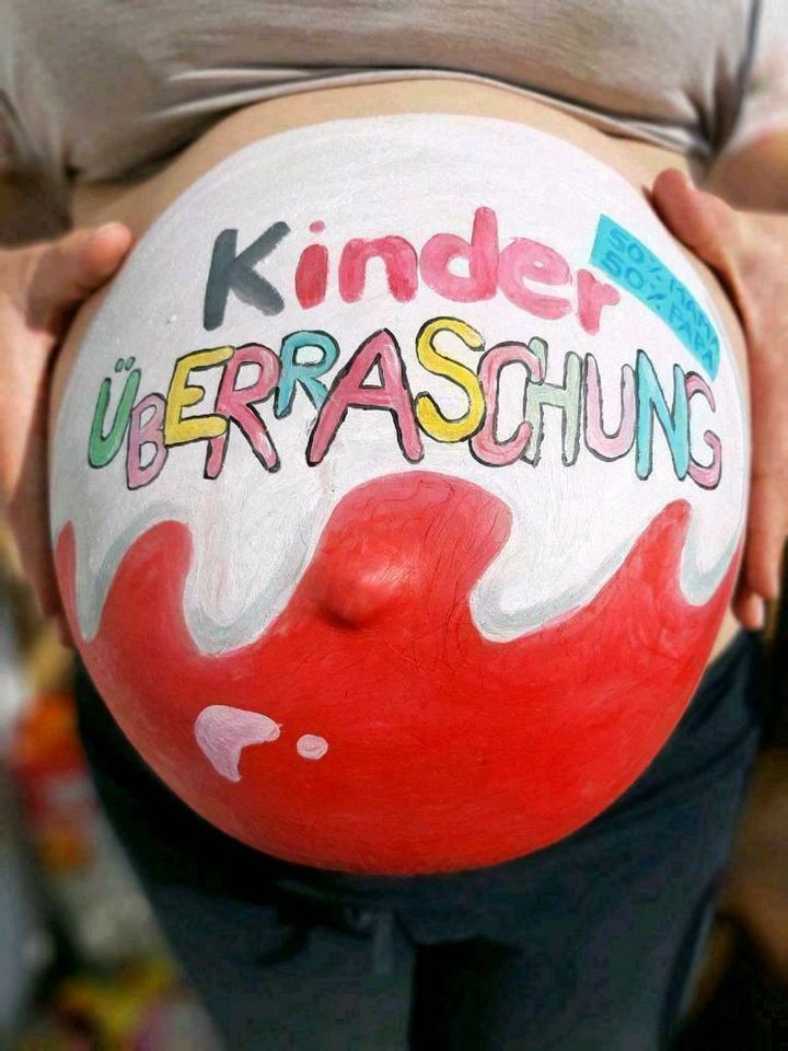 Belly-Painting (Babybauch bemalen) in Frankenberg (Eder)