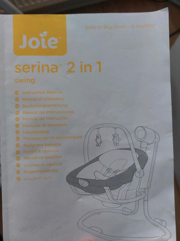 Joie serina 2 in 1 Babyschaukel in Stapelfeld