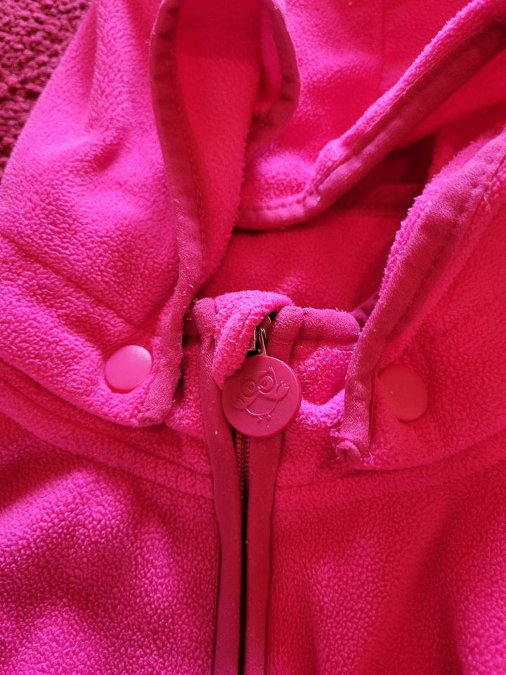 Walker Fleece Gr. 86-92 Kleinkind pink Eule Tchibo in Polling Kr Mühldorf a Inn