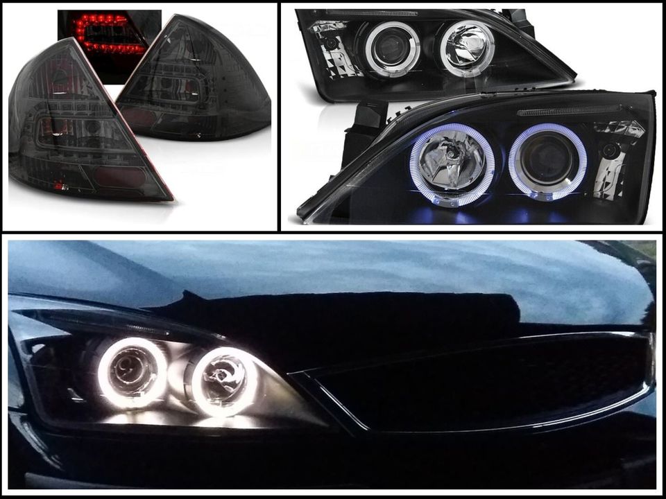 Ford Mondeo - Angel Eyes Scheinwerfer + LED Rückleuchten / Set in Bösel