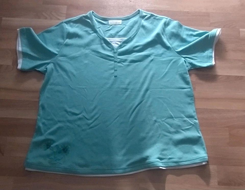 T-Shirt Größe 48 hellblau von Helena Vera in Lutherstadt Wittenberg