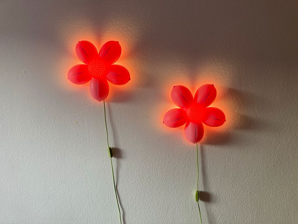 Wandlampe Blume, 2Stück, IKEA Kinderzimmer in Meppen