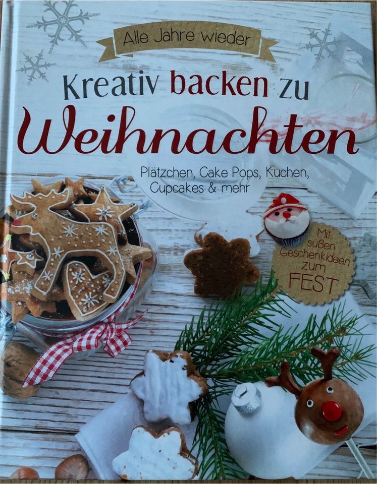Kreativ backen zu Weihnachten Backbuch Plätzchen Cupcakes in Rheda-Wiedenbrück