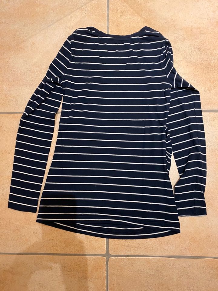 Langarmshirt in Blau/weiß gestreift von  GAP Maternity, Größe S in Oberhausen