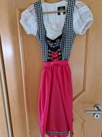 Damen Krüger Dirndl, schwarz weiß, mit pinker Schürze Bayern - Oberleichtersbach Vorschau