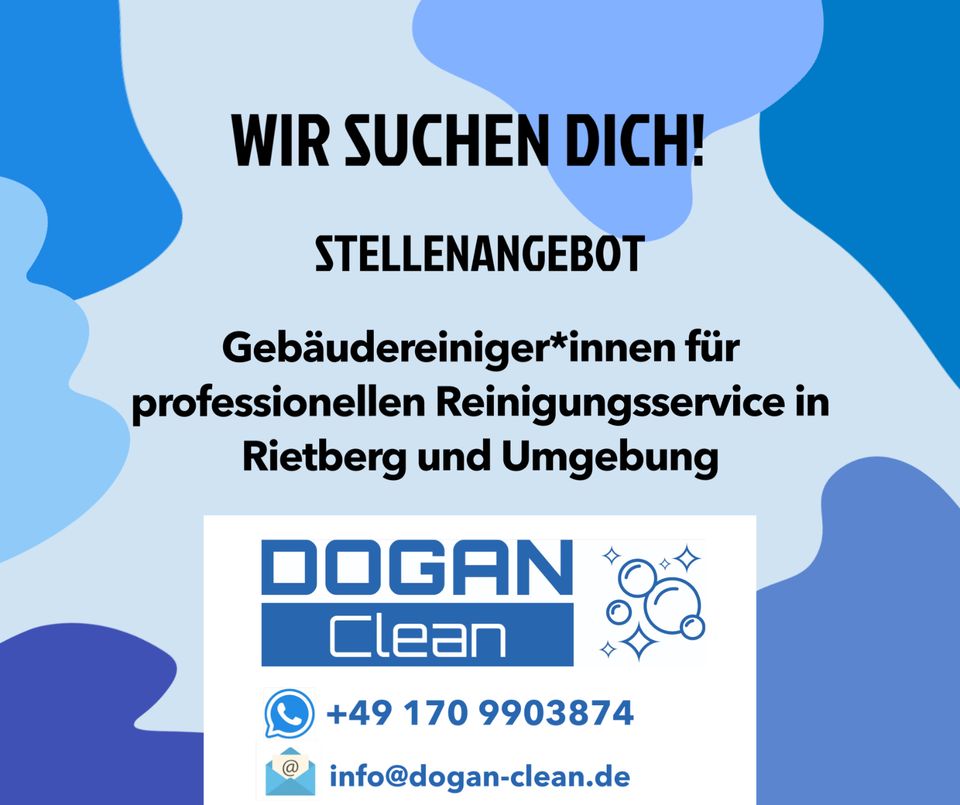 Reinigungskraft (m/w/d) in Rietberg gesucht! in Rietberg