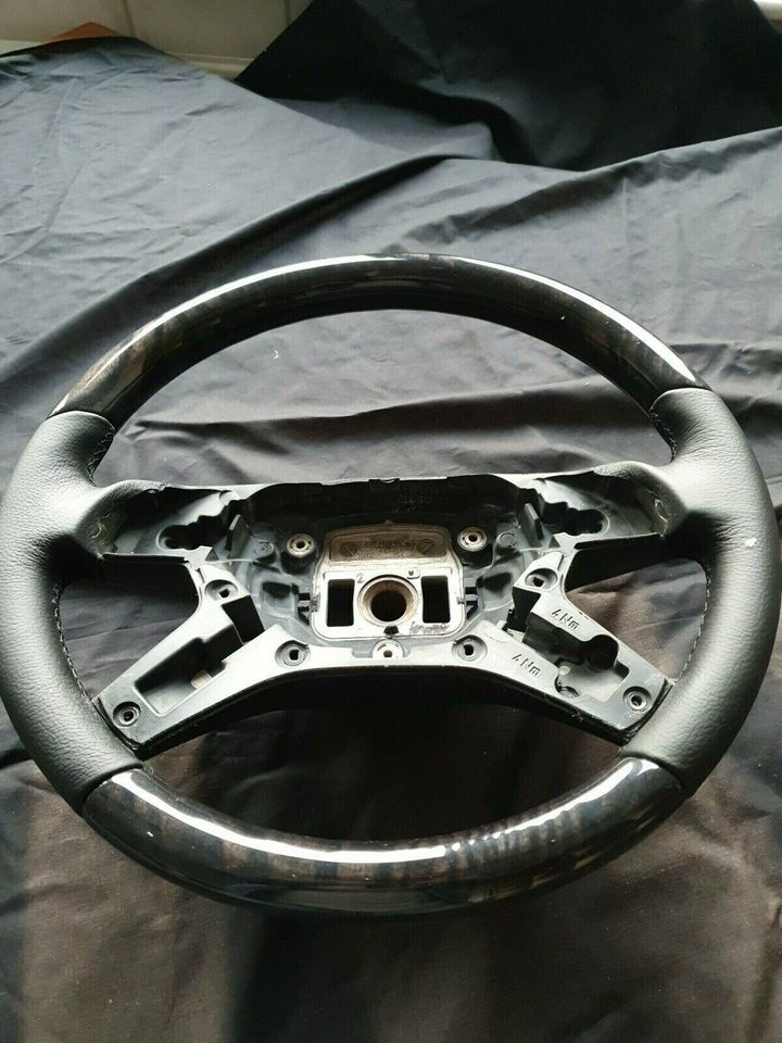 Mercedes Holzlenkrad Holz Lederlenkrad Lenkrad ML w164 steering wheel wood  w251