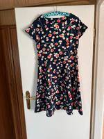 Sommerkleid blau mit Blumen King Louie Gr L Blumenkleid Retrolook Thüringen - Günstedt Vorschau