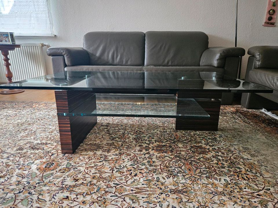 Couchtisch massiv Glas sehr hochwertige in Hamminkeln