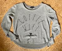 Longsleeve grau von ISSY coffee wifi Herz m 38 40 Frankfurt am Main - Nieder-Eschbach Vorschau