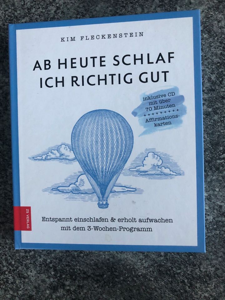 Ab heute schlaf ich richtig gut,Kim Fleckenstein Buch + CD, neu! in Velen