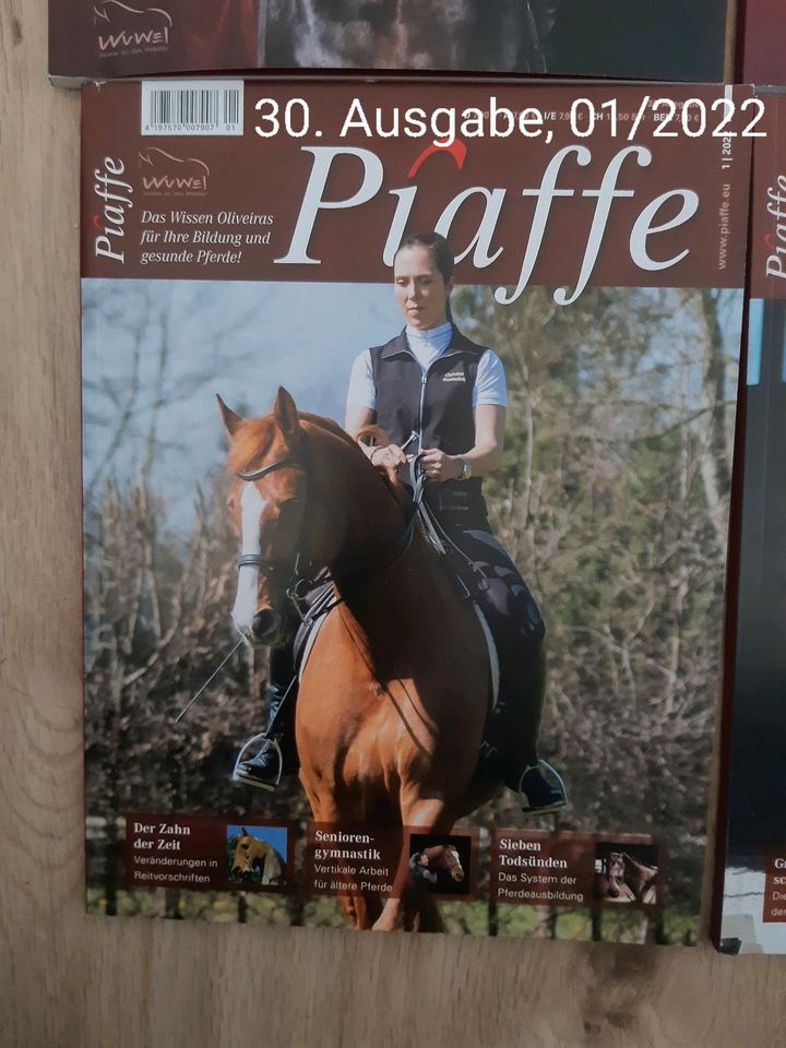 Zeitschrift PIAFFE vertikal Oliveira Fachzeitschrift reiten in St. Georgen