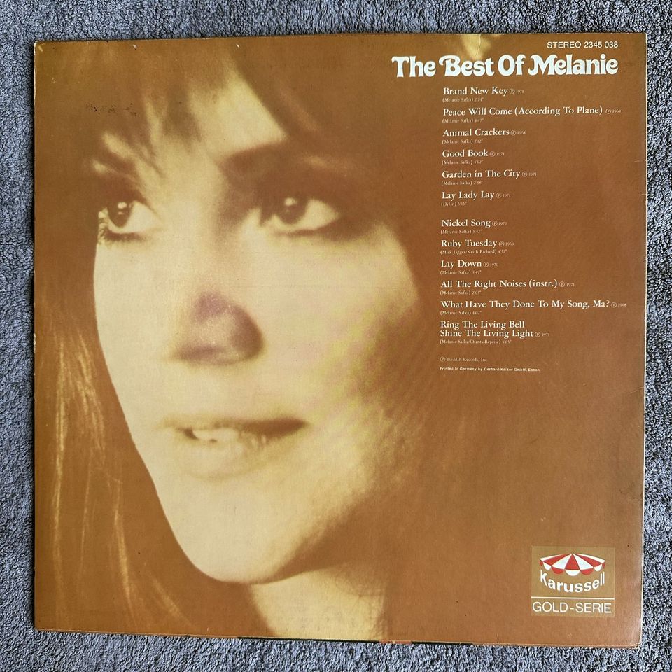 VINYL LP – MELANIE – THE BEST OF MELANIE in Hamburg