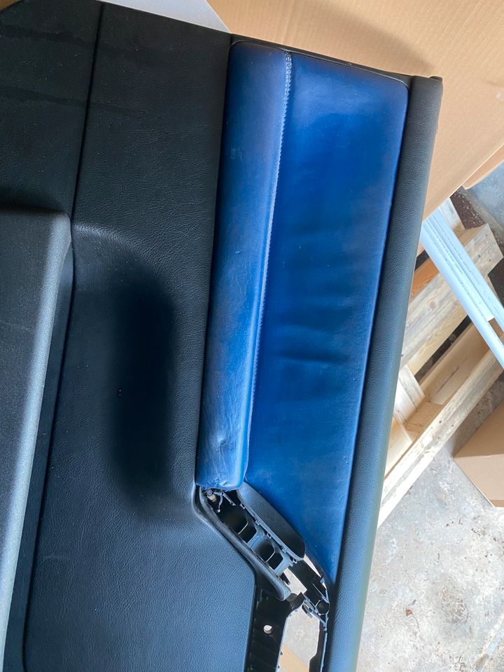 Lederaussattung Recaro Colour Concept Blau Schwarz Golf 4 Cabrio in Hochstätten