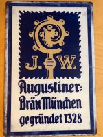 Augustiner Bräu München Bier Deko Bar Garage Schild Vintage Bayern - Freising Vorschau