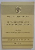 Aufgabensammlung zur Funktionentheorie Band I; Prof. Dr. K Knopp Rheinland-Pfalz - Neustadt an der Weinstraße Vorschau