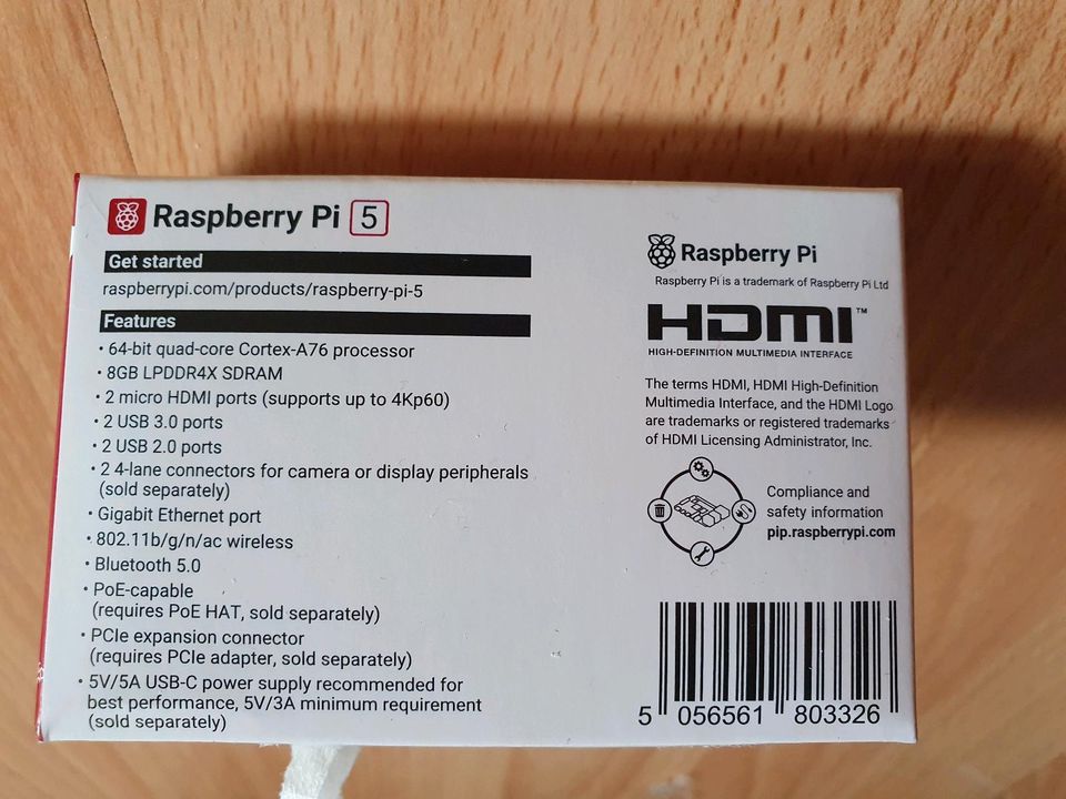 Raspberry Pi 5 8GB in Hamburg