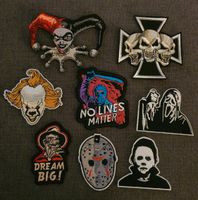 Horror Patch Aufnäher Freddy Jason Es Scream M. Meyers Skull Nordrhein-Westfalen - Velbert Vorschau