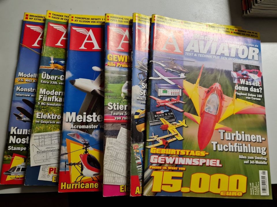 Model Aviator Zeitschriften aus 2006,07,09,10 in Bergkamen