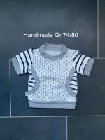 Handmade T-Shirt Gr. 74 80 GUZZZ Anker blau weiß Niedersachsen - Bohmte Vorschau