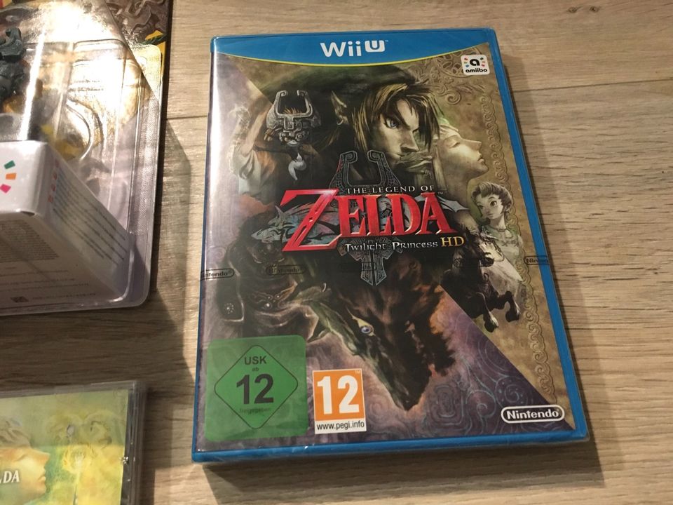 Nintendo Wii U Spiel Zelda Twilight Princess HD Limited Edition in Essen