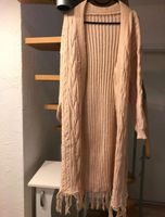 Langer Strickmantel / Cardigan in beige / aprikose - Größe: M Bayern - Günzburg Vorschau