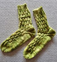 Handgestrickte Wollsocken Gr.38/39 Schleswig-Holstein - Lübeck Vorschau