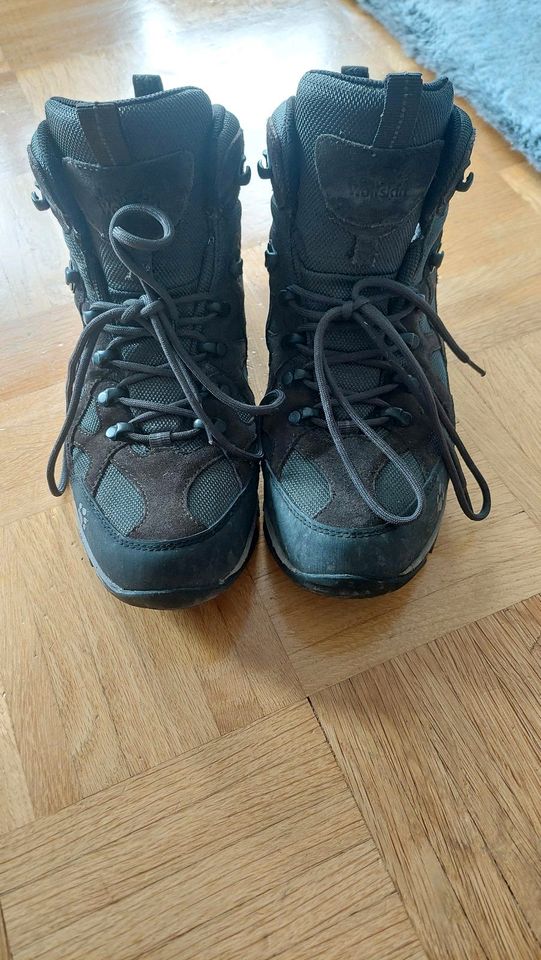 Jack Wolfskin Wanderschuhe Damen/Herren Gr.40 schwarz/grau in Mering