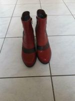 Laura Vita Stiefeletten, Größe 39, Farbe: Rot, Material: Leder Niedersachsen - Hollenstedt Vorschau