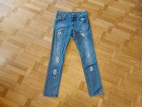 Gr. 29 Slim H&M Ripped-Jeans mit Löchern Mädchen Damen blau Bayern - Schweitenkirchen Vorschau