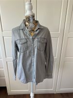 Zara Jeansbluse Damen grau M Niedersachsen - Emden Vorschau