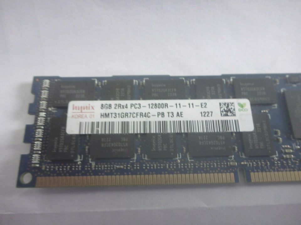 8 GB HINIX 2R x 4  PC3-12800 R  Arbeitsspeicher in Ratingen