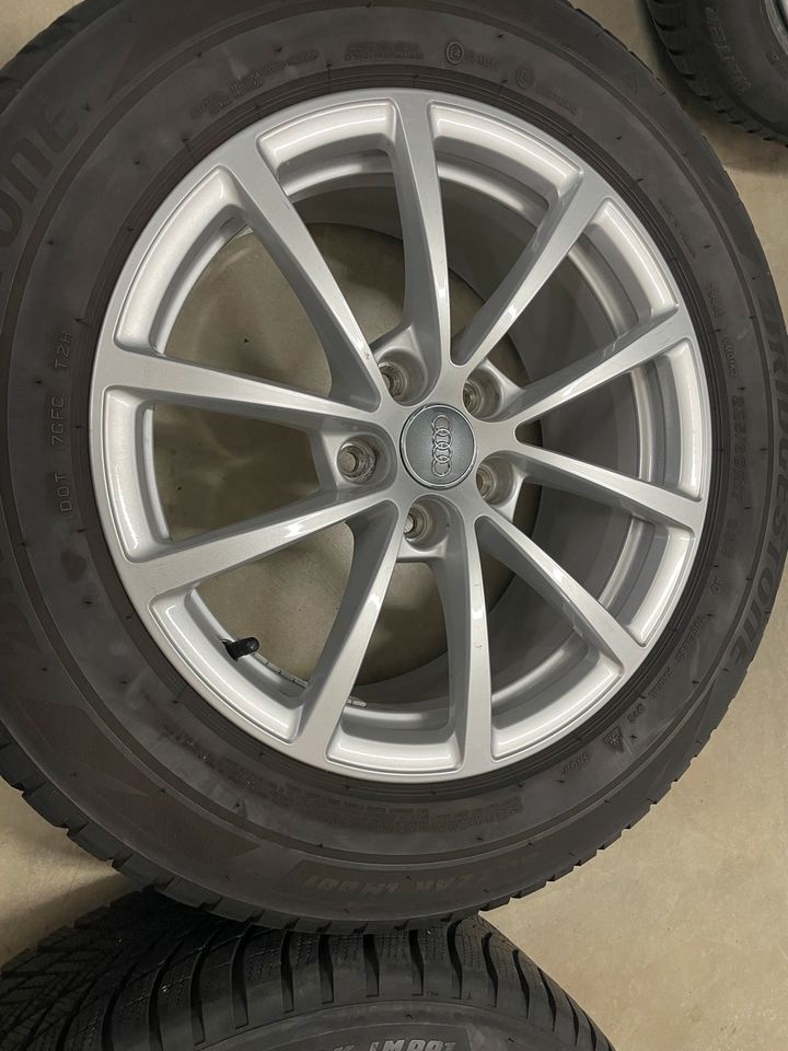 Originale Audi A6 4K Winterreifen Räder 225/60 R17 Zoll in Oberhonnefeld-Gierend