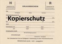 Originaler Urlaubschein NVA Grenztruppe DDR Thüringen - Birx Vorschau